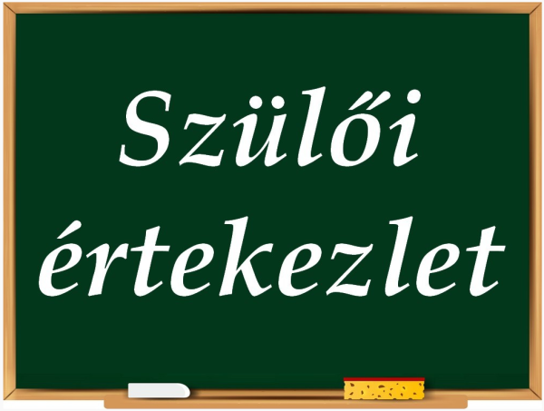 Szülői értekezlet