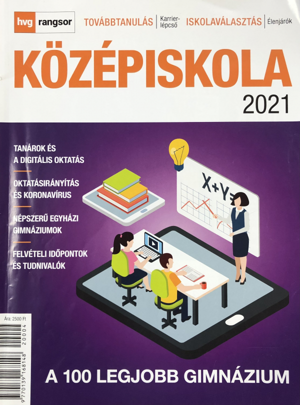 HVG Rangsor: A 100 legjobb gimnázium 2021-ben