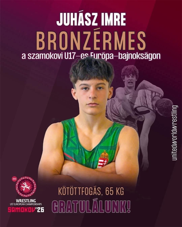 Juhász Imre bronzérmes