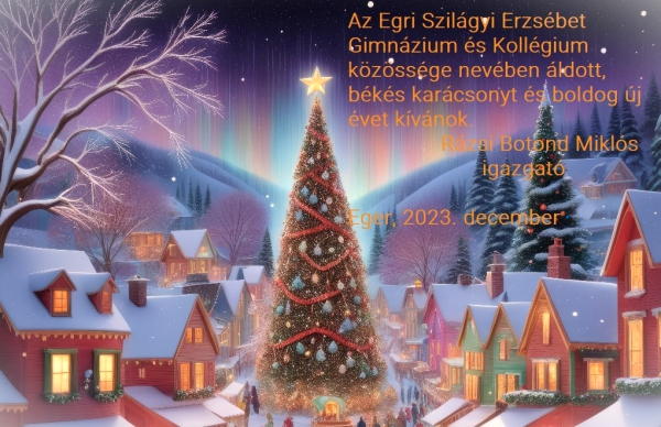 Békés ünnepeket!