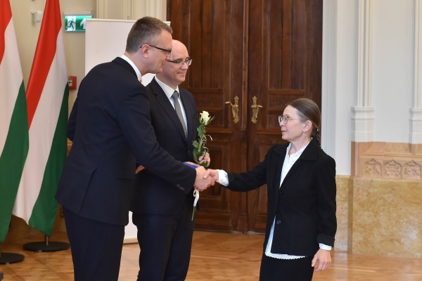 Antal Andrea tanárnő Németh László-díjat kapott