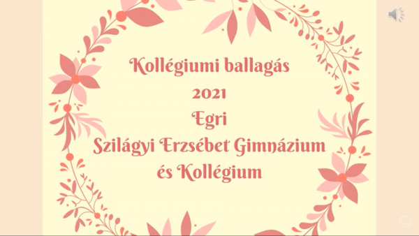 Online ballagási műsor 2021
