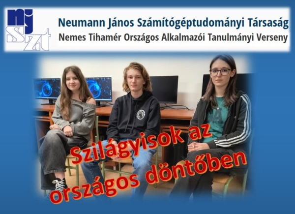 Alkalmazói Tanulmányi Verseny döntősei