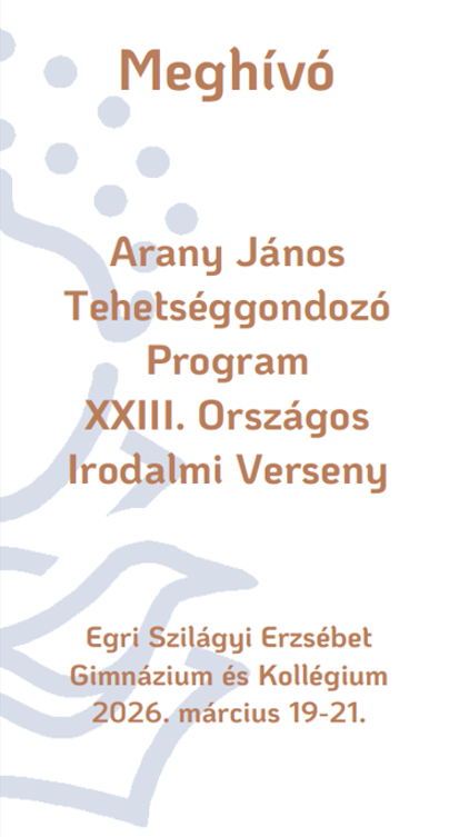 AJTP Irodalmi verseny 