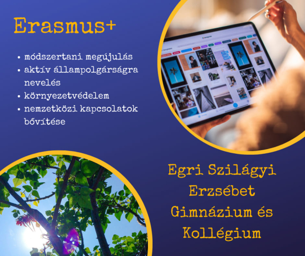 Erasmus+ pályázatot nyertünk